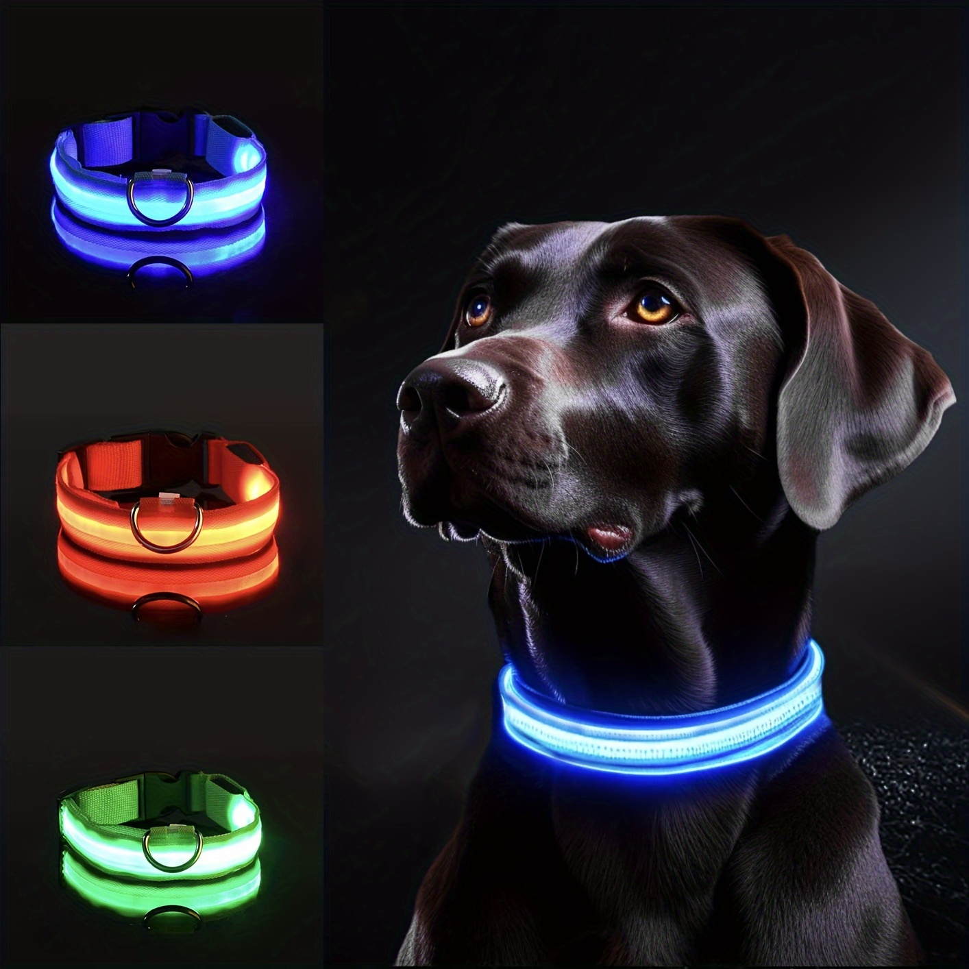 Tech Dog Accessories - 야간 안전을 위한 반사 LED 개
