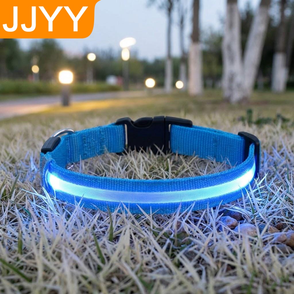 나일론 반사 LED 개 목걸이 라이트업 애완견 목걸이  - Tech Dog Accessories 리뷰 및 가격