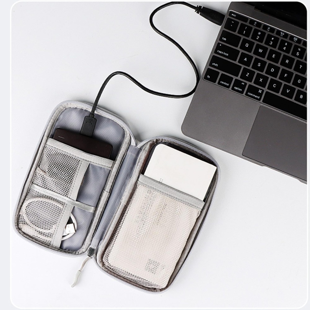 휴대용 이중층 전자기기 정리 가방, 방수 여행용 기기  - Tech Accessories Travel Organizer Pouch 리뷰 및 가격