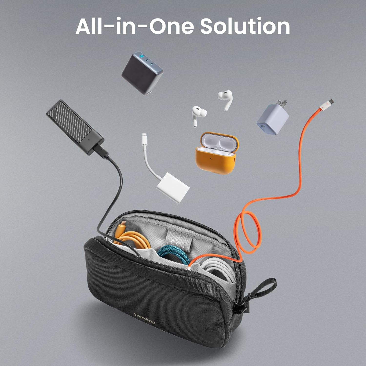 전자제품 정리 여행 가방 방수 여행 가방 필수품 정리용 - Tech Accessories Travel Organizer Pouch 리뷰 및 가격