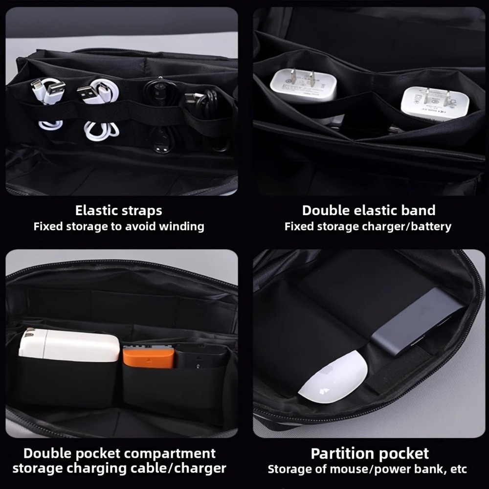 휴대용 데이터 케이블 보관 가방 방진 방수 여행용 테크 - Tech Accessories Travel Organizer Pouch 리뷰 및 가격