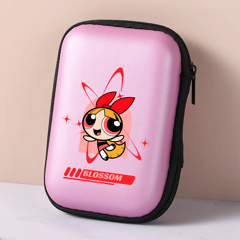 파워퍼프걸 데이터 케이블 보관 가방 귀여운 만화 카드  - Travel Cable Organizer 리뷰 및 가격
