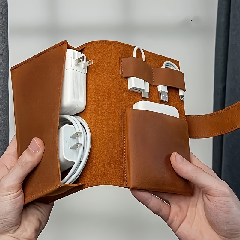 1개 가죽 테크 오거나이저 파우치 휴대용 전자제품 액세 - Tech Accessories Travel Organizer Pouch 리뷰 및 가격