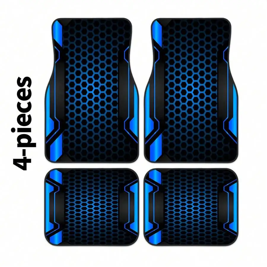 2D, 4피스 세트, 테크 스타일 테두리 무늬 자동차  - Tech Inspired Accessories 리뷰 및 가격