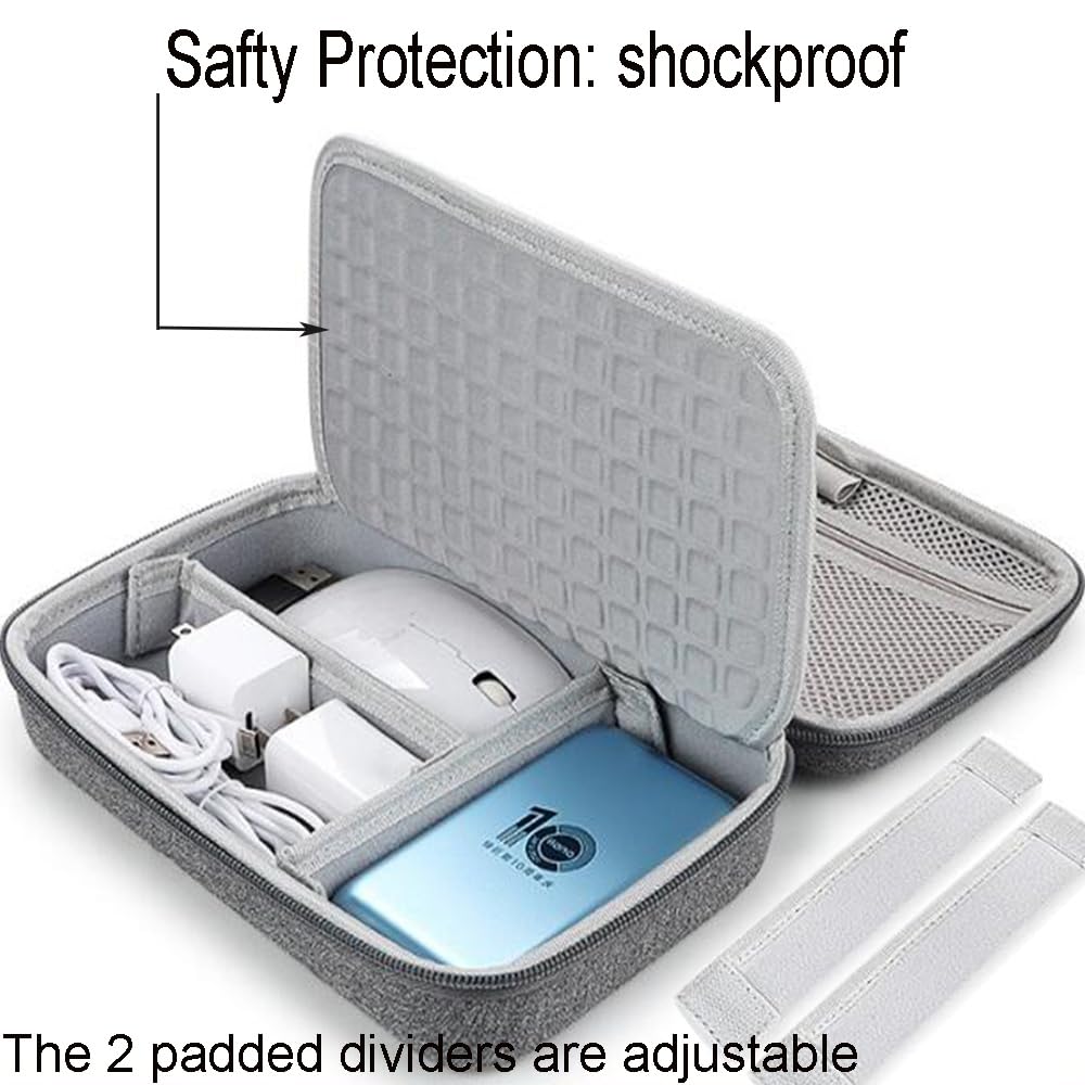 휴대용 방수 EVA 하드쉘 테크 오거나이저 파우치 여행 - Tech Accessories Travel Organizer Pouch 리뷰 및 가격
