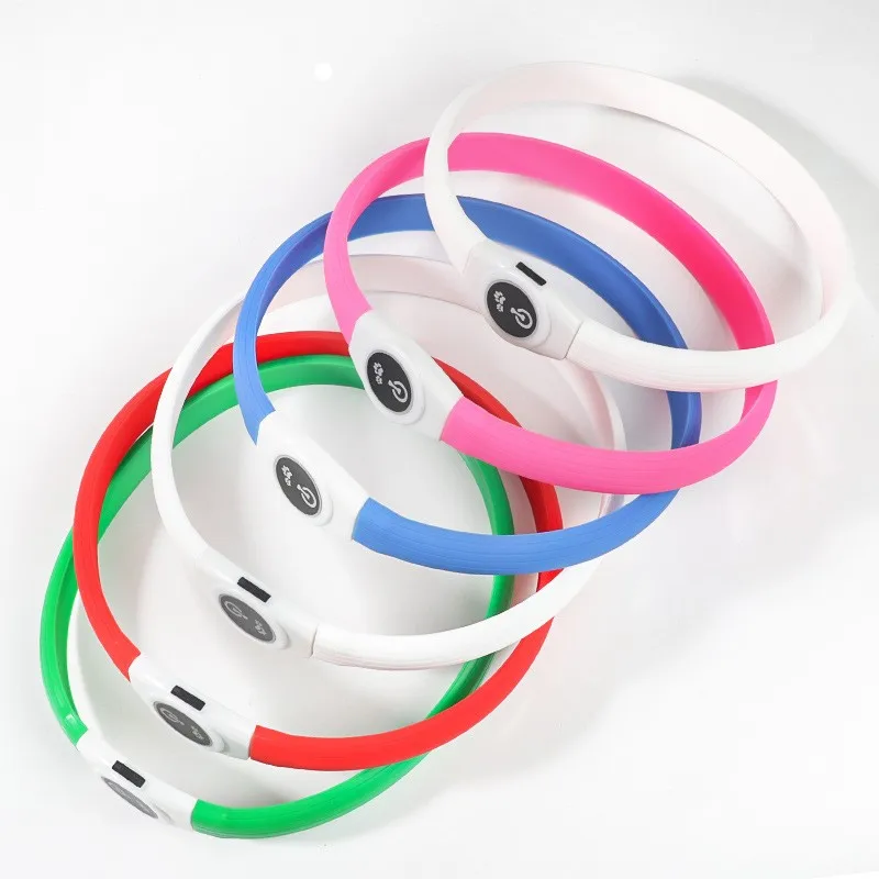 새로운 Led 빛나는 개 목걸이 PVC 방수, 대형 중 - Tech Dog Accessories 리뷰 및 가격