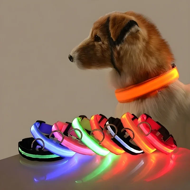 강아지 목줄 나일론 LED 야간 안전 점멸 야광 애완견 - Tech Dog Accessories 리뷰 및 가격
