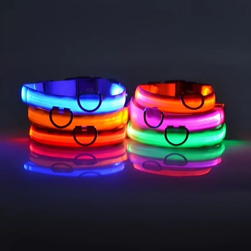 강아지 목줄 나일론 LED 야간 안전 점멸 야광 애완견 - Tech Dog Accessories 리뷰 및 가격