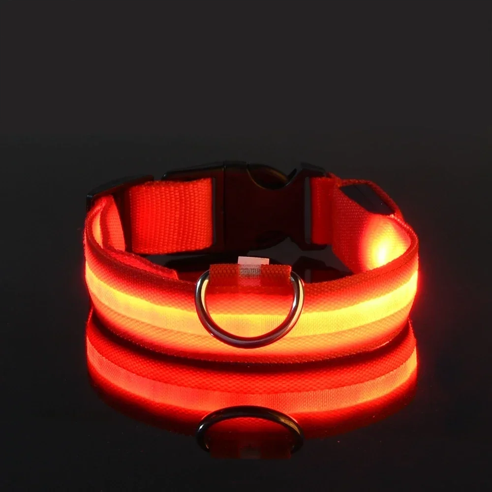 강아지 목줄 나일론 LED 야간 안전 점멸 야광 애완견 - Tech Dog Accessories 리뷰 및 가격