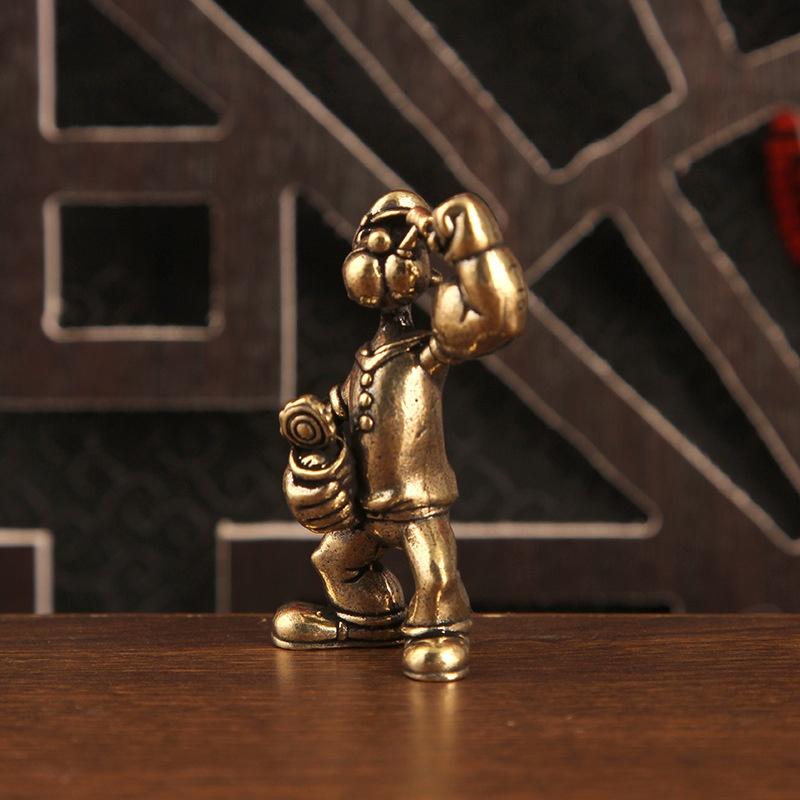 1/2Pcs Popeye 선원 남자 황동 입상 복고풍  - Tech Accessories For Office Desk 리뷰 및 가격