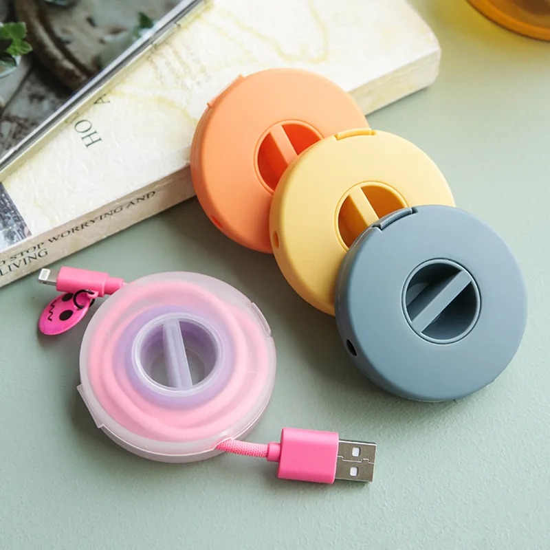1-3PCS 원형 보관 케이블 와인더 휴대용 충전기 코 - Travel Cable Organizer 리뷰 및 가격