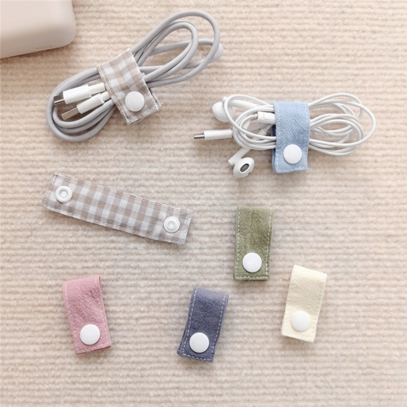 패브릭 케이블 정리대, 재사용 가능한 데이터 헤드폰 충 - Travel Cable Organizer 리뷰 및 가격