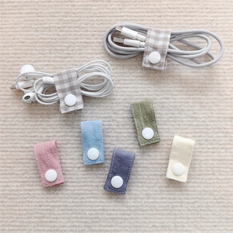 패브릭 케이블 정리대, 재사용 가능한 데이터 헤드폰 충 - Travel Cable Organizer 리뷰 및 가격